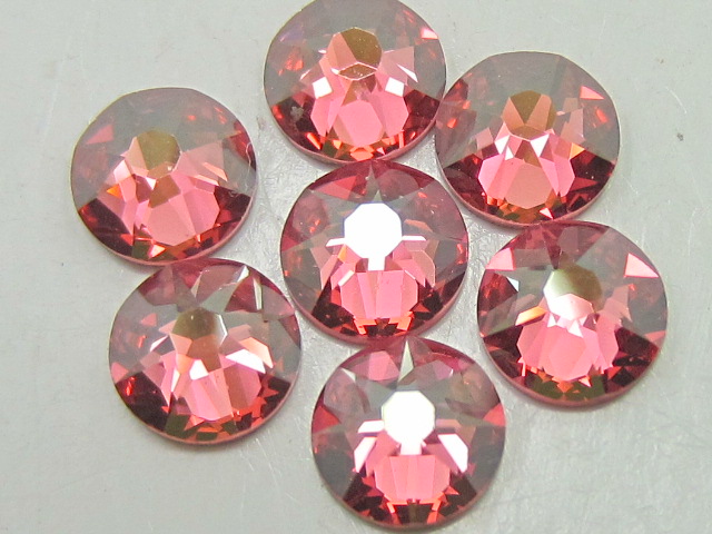 72 pcs. 20ss ROSE CHAMPAGNE (maxima) FLATBACK PRECIOSA Rhinestones